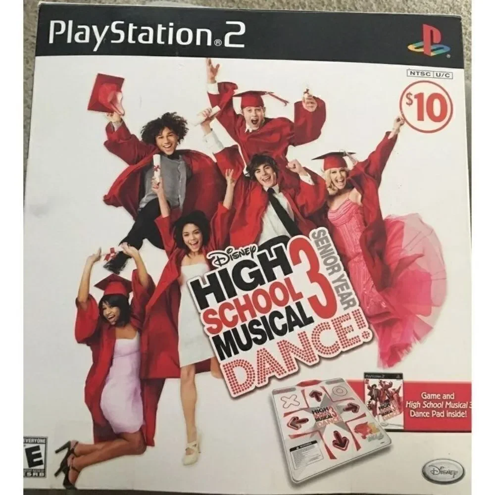 PS2 High School Musical 3 Dance Game/Pad